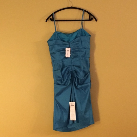 Cache Blue Cocktail Dress - Picture 3 of 4